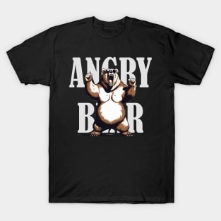 Brown bear is angry T-Shirt